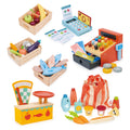 Wooden Market Day Necessities Pretend Play Set