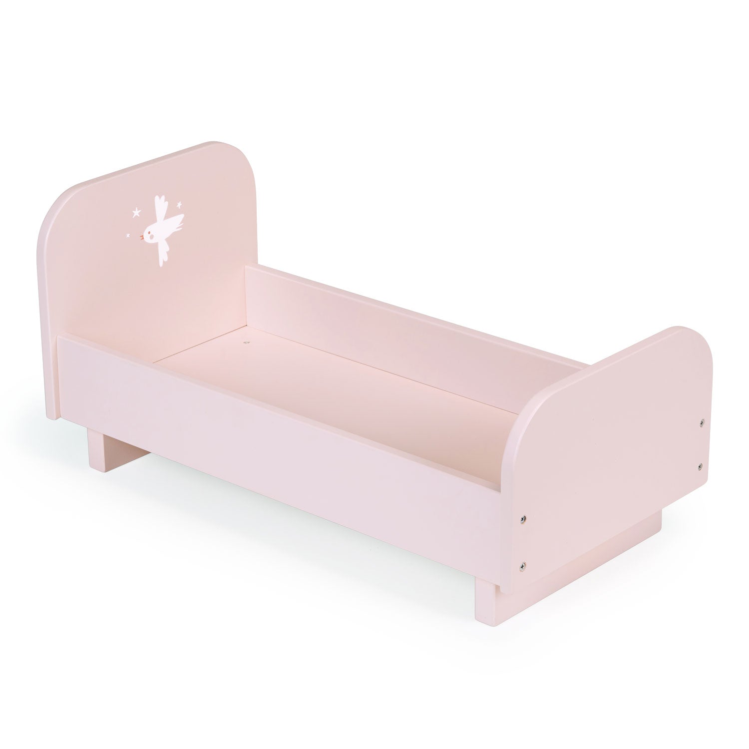 Wooden Baby Doll Cot for Pretend Play