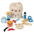Wooden Barber Pretend Play Set for Kids