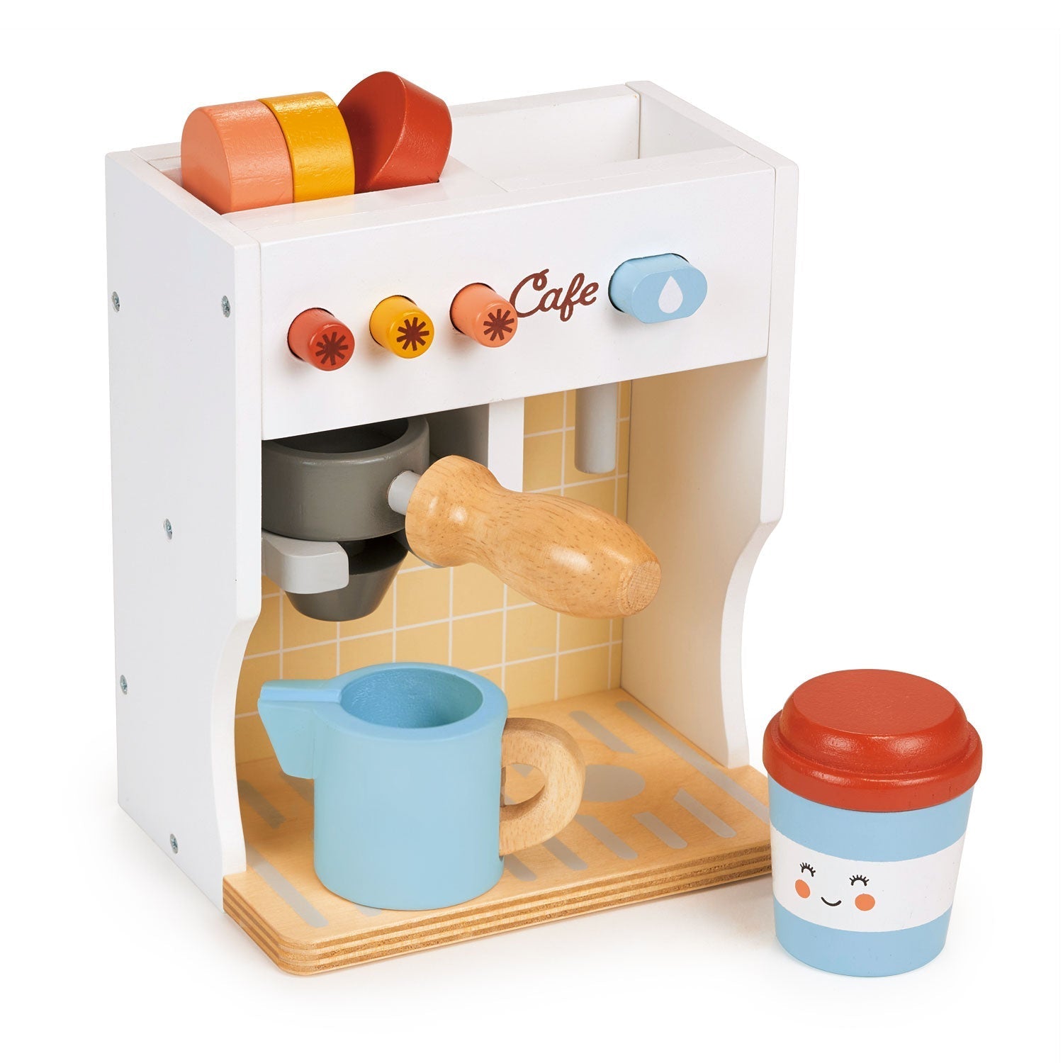 Wooden Barista Coffee Pretend Play Set