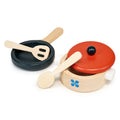 Wooden Casserole Pan Set for Play Kitchen