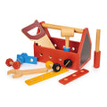 Wooden Tool Kit Box with Chalkboard for Kids