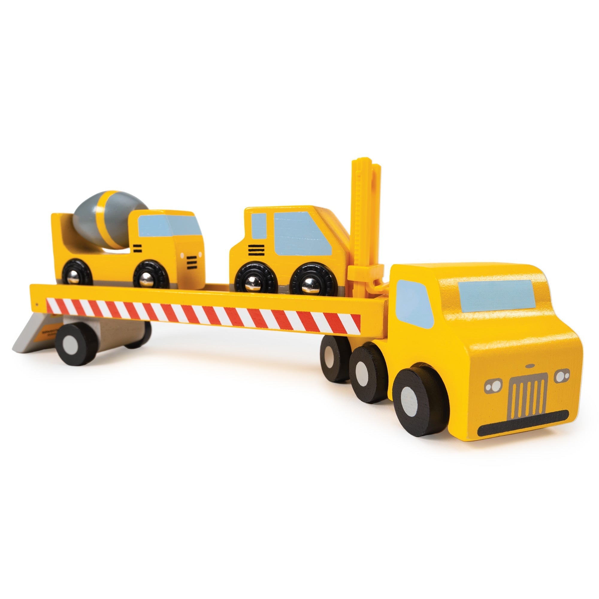 Wooden Construction Transporter Truck with Trailer