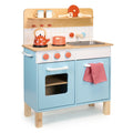 Wooden Kids Play Kitchen Toy with Accessories