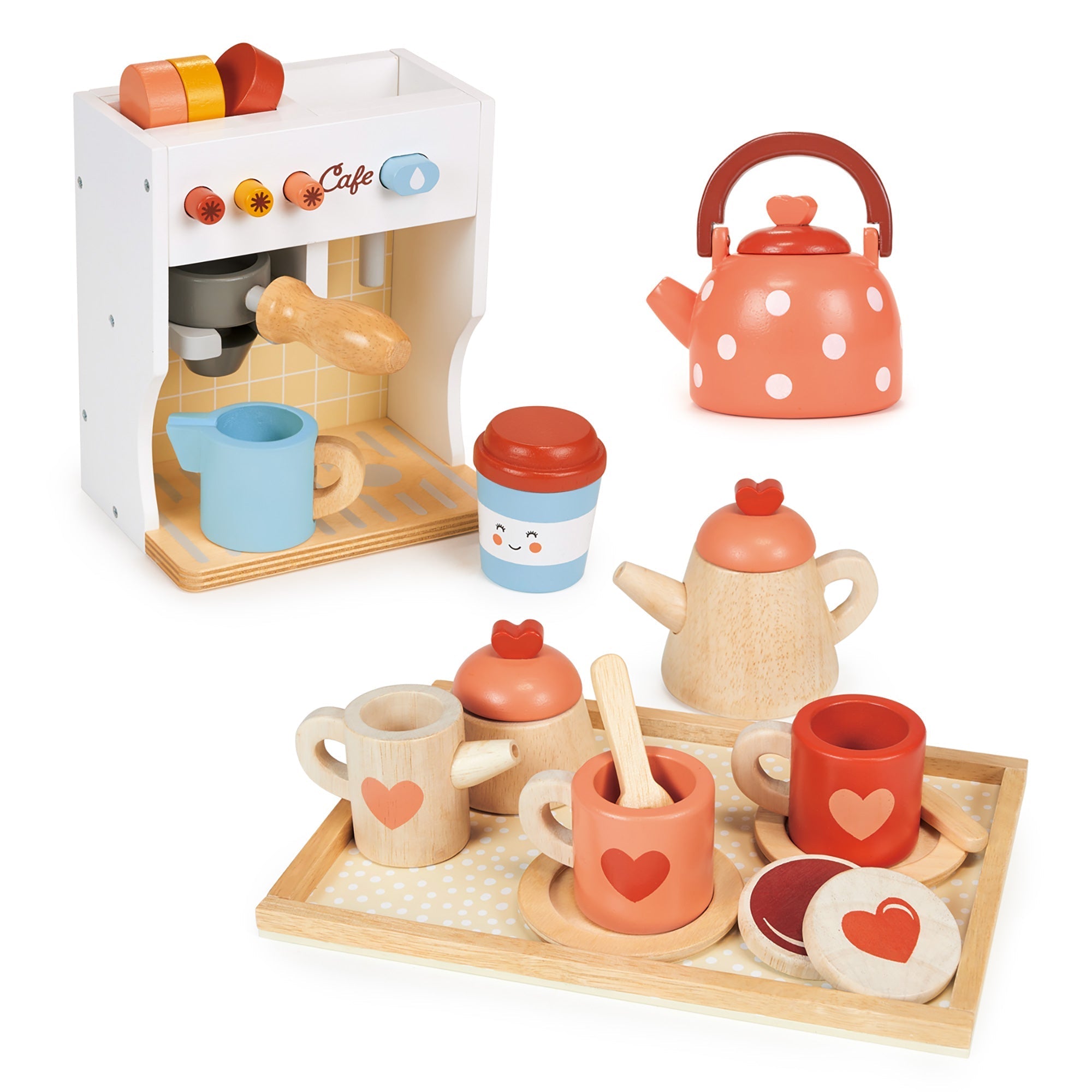 Wooden Make Me a Cuppa Tea Set Toy