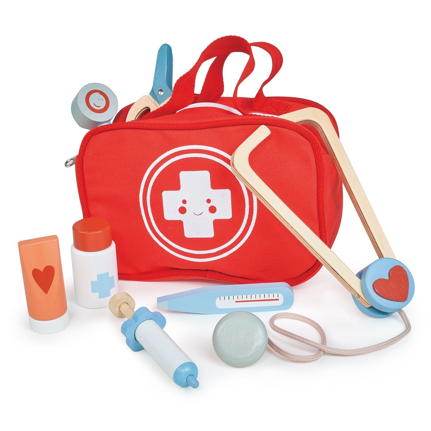 Wooden My First Aid Kit Pretend Play Set