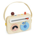 Wooden Retro Radio Busy Board Toy for Babies