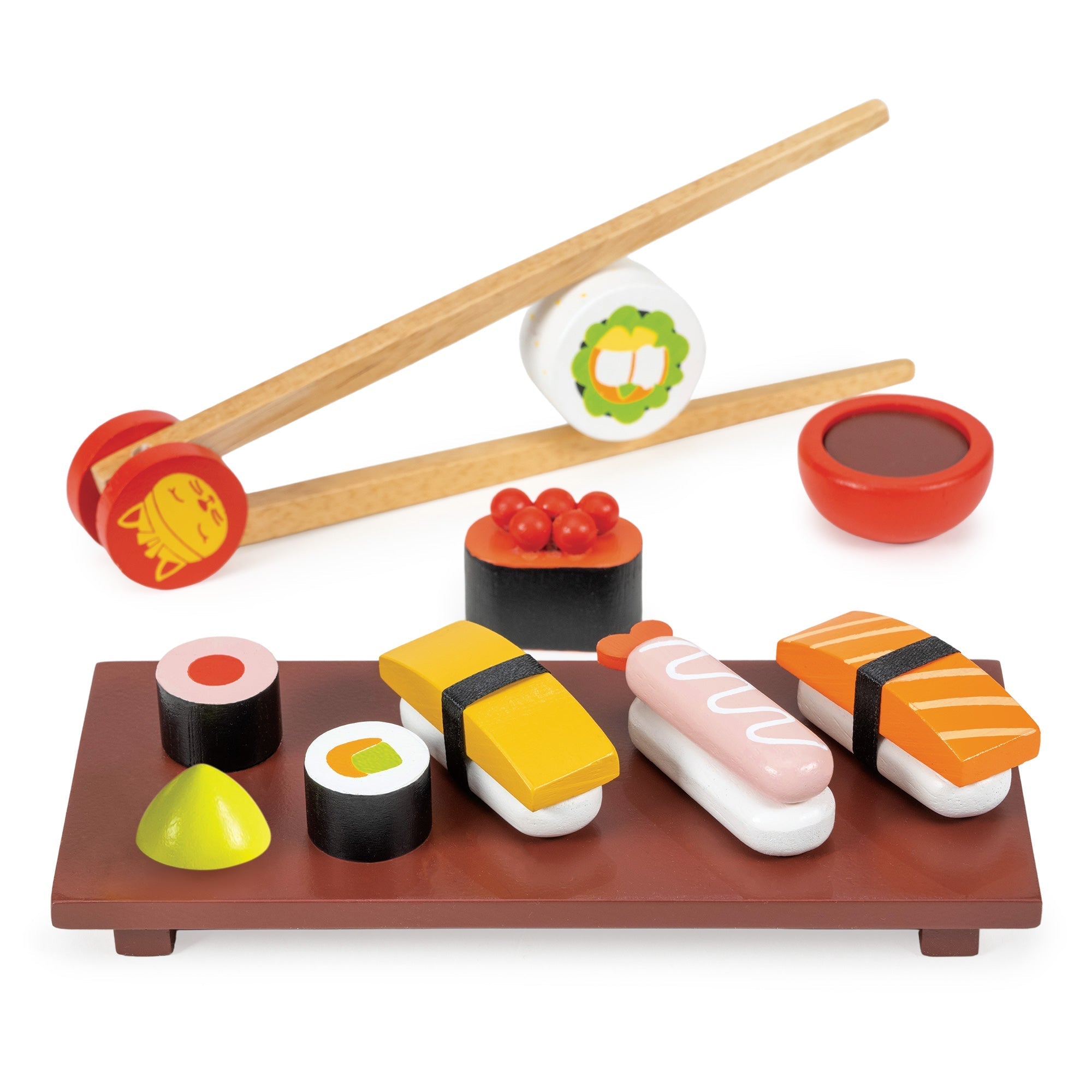 Wooden Sushi Pretend Play Food Set for Kids