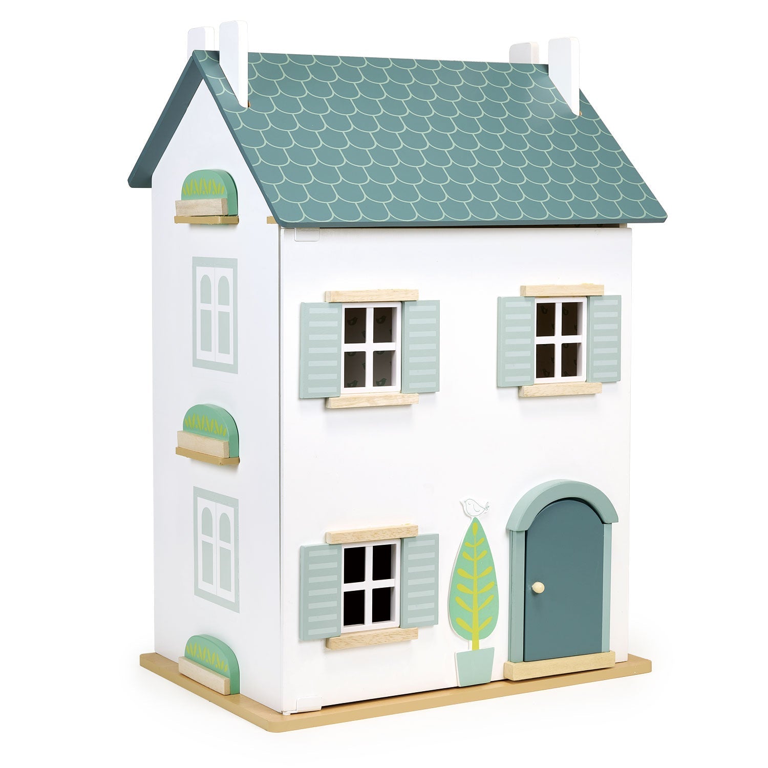 Willow Wooden Dollhouse for Imaginative Play
